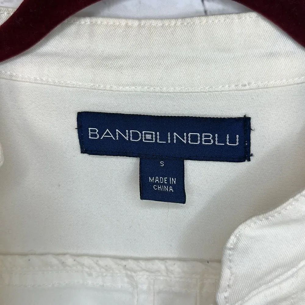 Bandolinoblu White Button Up Jacket Size Small - Picture 3 of 6